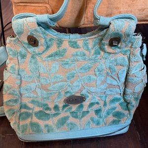 New, unused, Petunia Pickle Bottom Cake Purse w/ dust bag